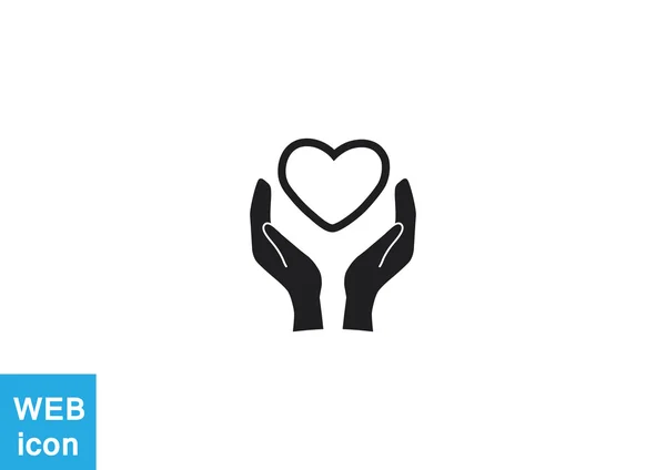 Eller basit simgesi kalp