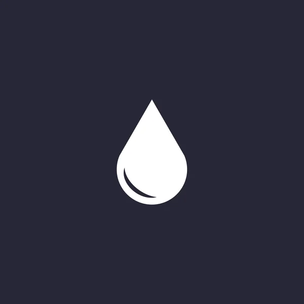 Liquid droplet icon — Stock Vector