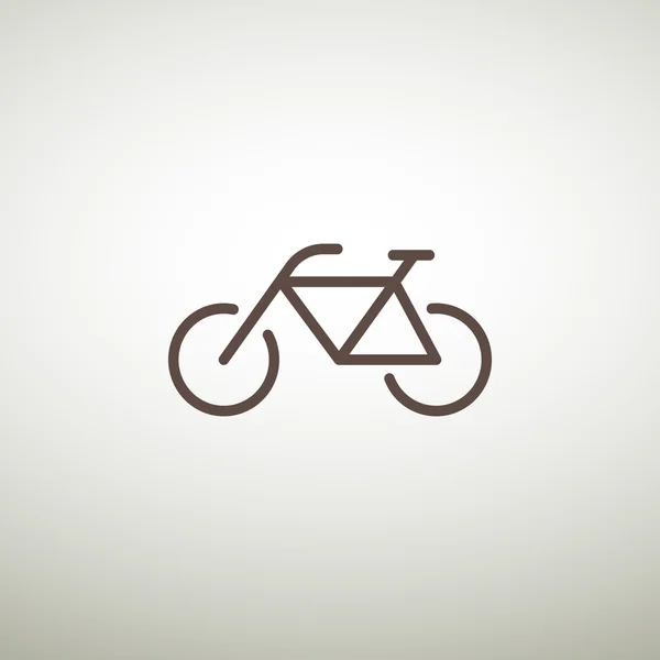 Fahrrad-Web-Ikone — Stockvektor