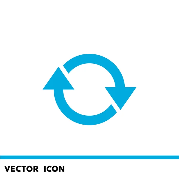 Cercle avec l'icône des flèches — Image vectorielle