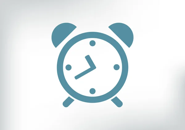 Simple alarm clock icon — Stock Vector