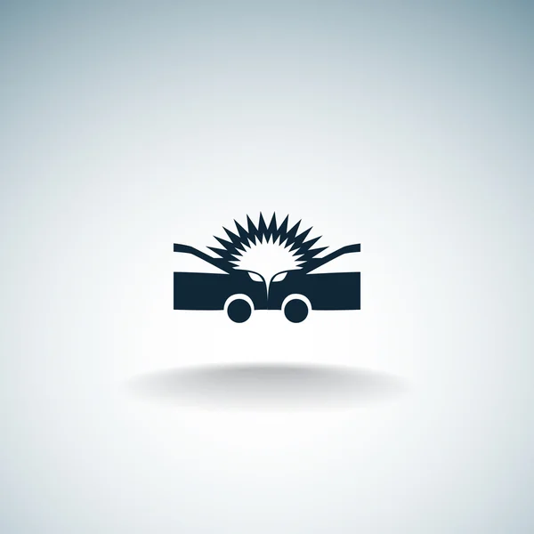 Auto accident icon — Stock Vector