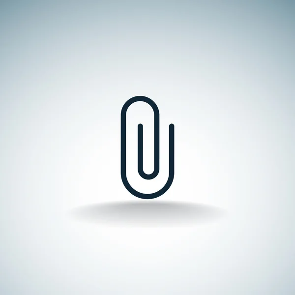 Pictogram van een paperclip web — Stockvector