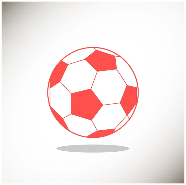 Soccer ball web illustration — Stock Vector