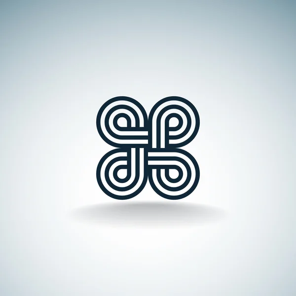 Muster Dekor Web-Symbol — Stockvektor