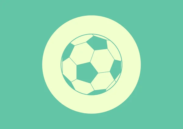 Ilustrasi web sepakbola - Stok Vektor