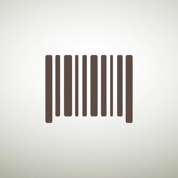 Simple barcode web icon, vector illustration — Stock Vector