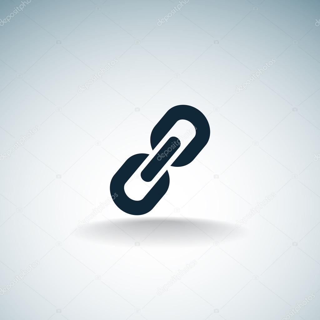Simple chain web icon