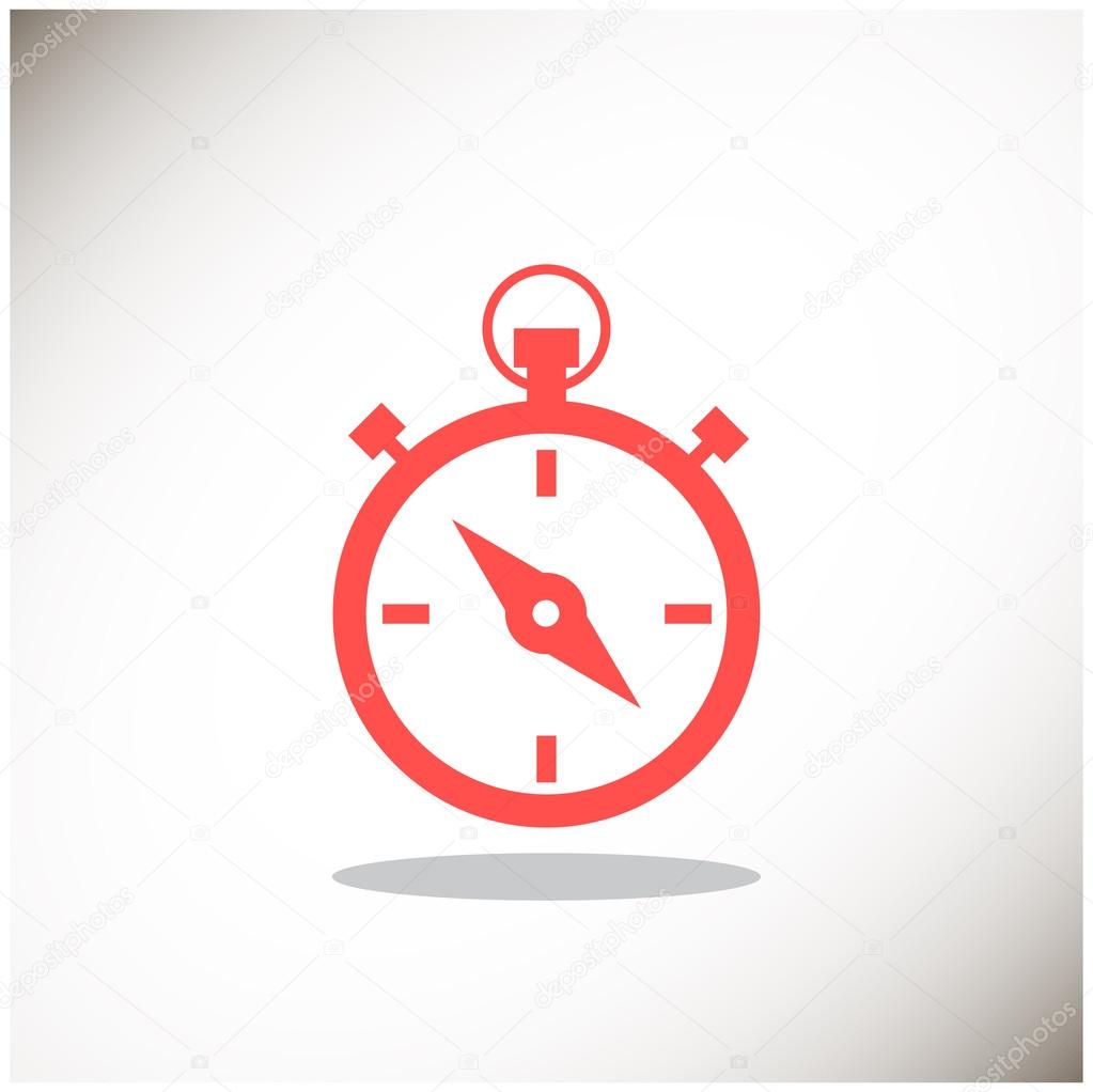 Simple stopwatch web icon