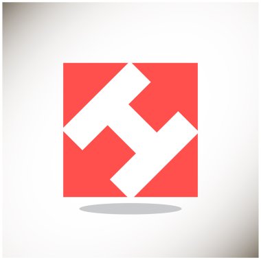 Kare üçgen simgesiyle