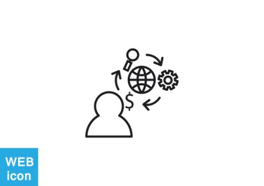 İş basit web simgeler kümesi