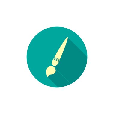 Basit fırça web simgesi