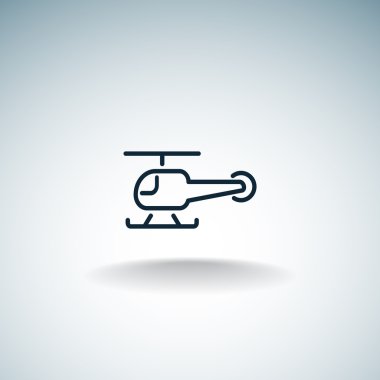 Basit helikopter simgesi