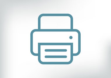 Kağıt web simgesi ile çalışma yazıcı