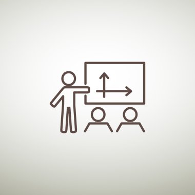 insanlar sunum basit simgesini