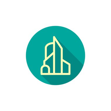 Büyük şehir basit web simgesi