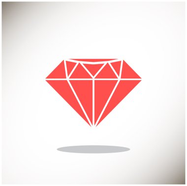 Elmas web simgesi, lüks konsepti