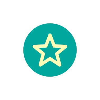 Basit yıldız web simgesi