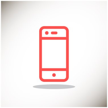 Boş ekranlı basit akıllı telefon