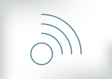 Kablosuz dalgalar web simgesi