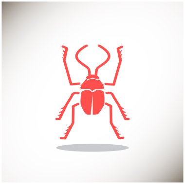 Anahat böceği böcek simgesiyle