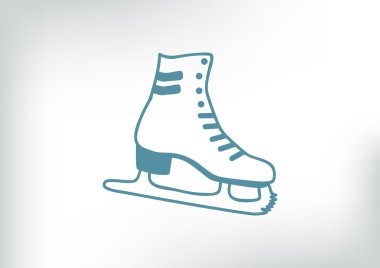 Paten ayakkabı web simgesi