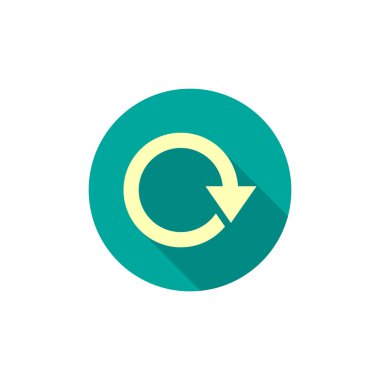 Ok web simgesi olan daire