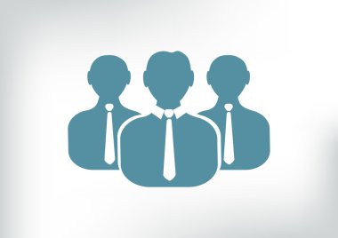 Grup insanlar basit web simgesi