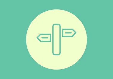 Yol işaretçi web simgesi