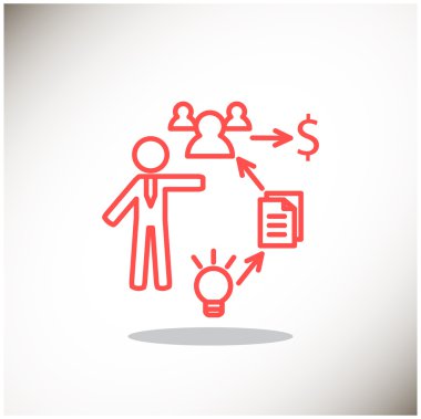 İş basit web simgesi