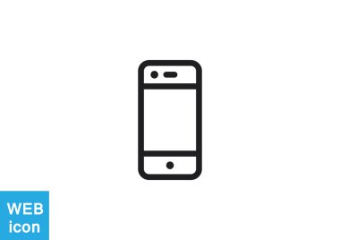 Boş ekranlı basit akıllı telefon