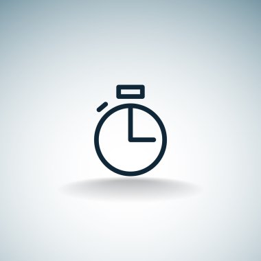 Basit kronometre web simgesi