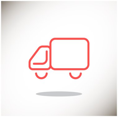 Basit kamyon web simgesi