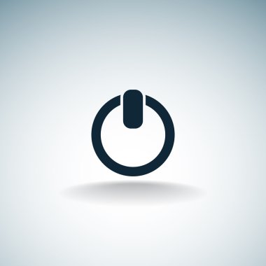 Güç buttton basit web simgesi