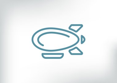 Zeplin zeppelin web simgesi
