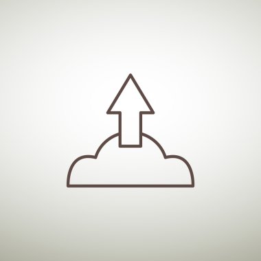 Bulut dosya download simgesi