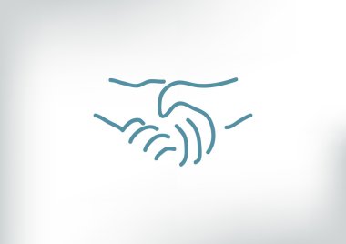 El sıkışma basit web simgesi