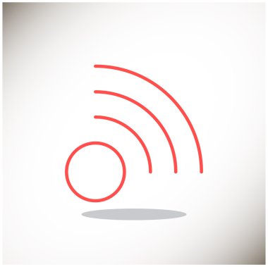 Kablosuz dalgalar web simgesi