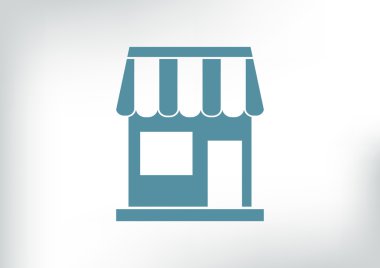 Basit anahat mağaza işareti