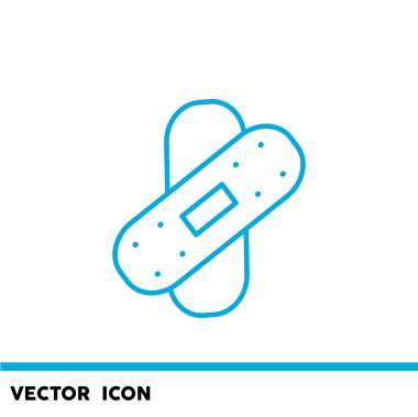 Bandaj sıva basit web simgesi