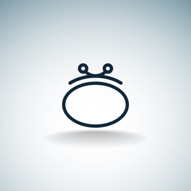 Basit cüzdan web simgesi