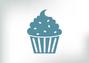 Cupcake tatlı web simgesi