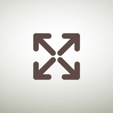 Kare simgesi dört ok