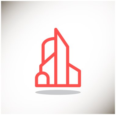 Büyük şehir basit web simgesi