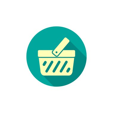 Alışveriş sepeti basit web simgesi