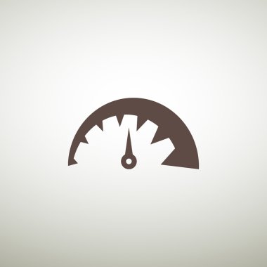 Basit hız göstergesi web simgesi