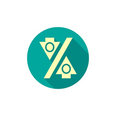 Yüzde işareti ile okları