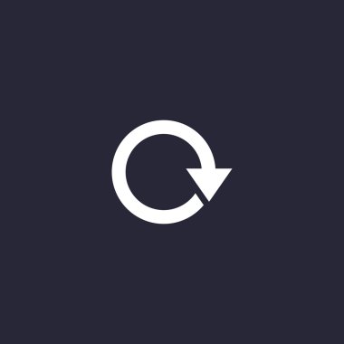 Ok web simgesi olan daire