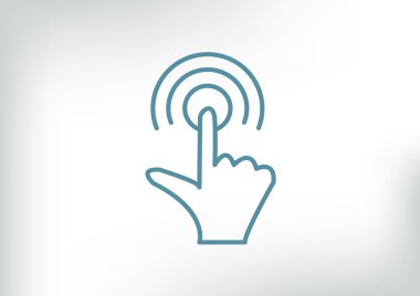 dokunmatik ekran simgesi