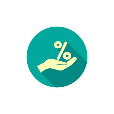 İnsan elindeki yüzde işareti